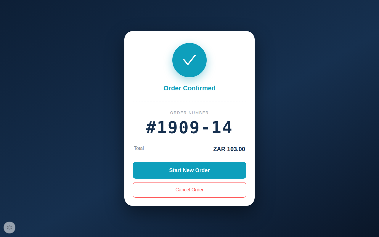 Step 5: Order confirmed
